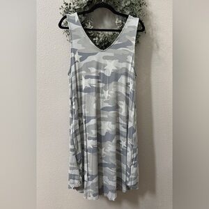 Large Gray Camo Women's dress